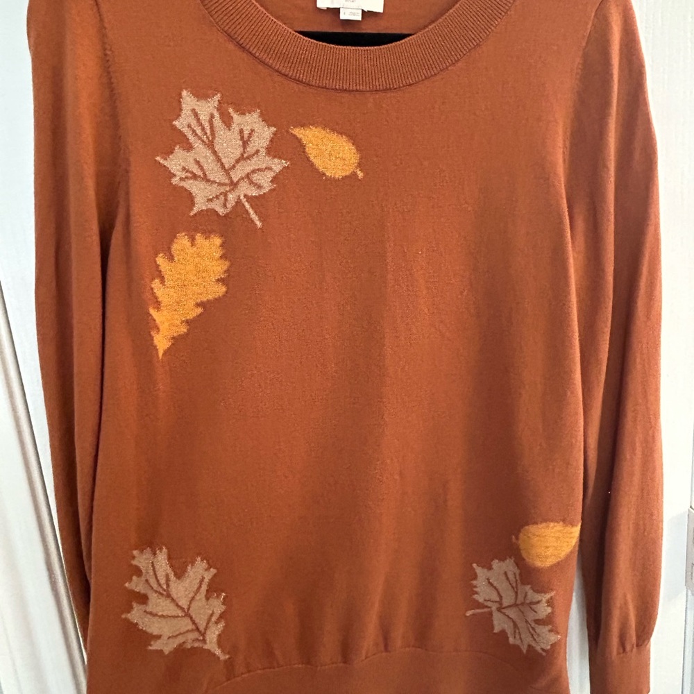Autumn Leaf Pattern Sweater